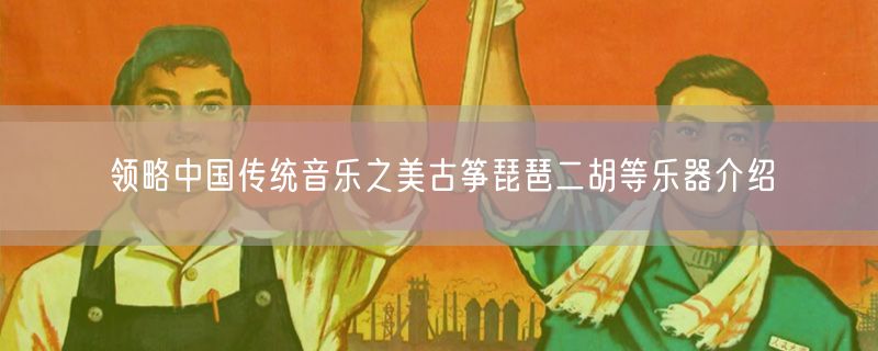 领略中国传统音乐之美古筝琵琶二胡等乐器介绍